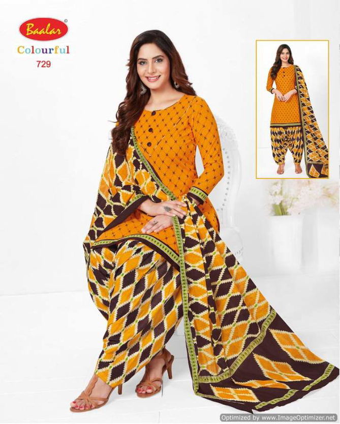 Baalar Colourful 7 Readymade Cotton Printed Designer Casual Dress Collection